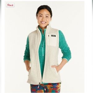 Women's L.L.Bean Sweater Fleece Long Vest